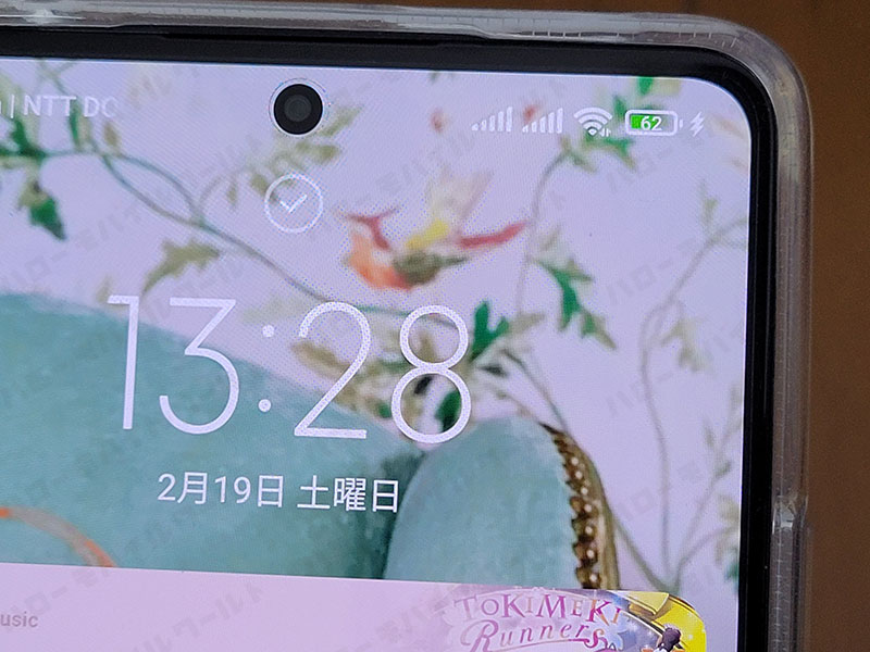 Xiaomi 11T Pro 純正USB-Cでの充電進捗（62%）