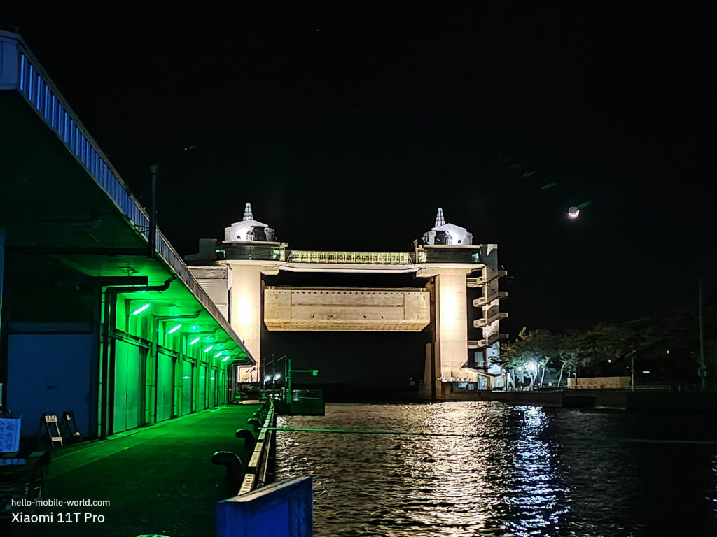 Xiaomi 11T Proで沼津港びゅうおの夜景撮影