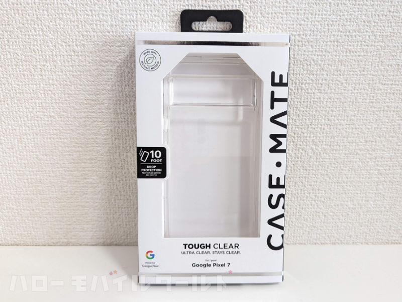 Case-Mate Tough Clear ケース for Google Pixel 7 パッケージ 正面