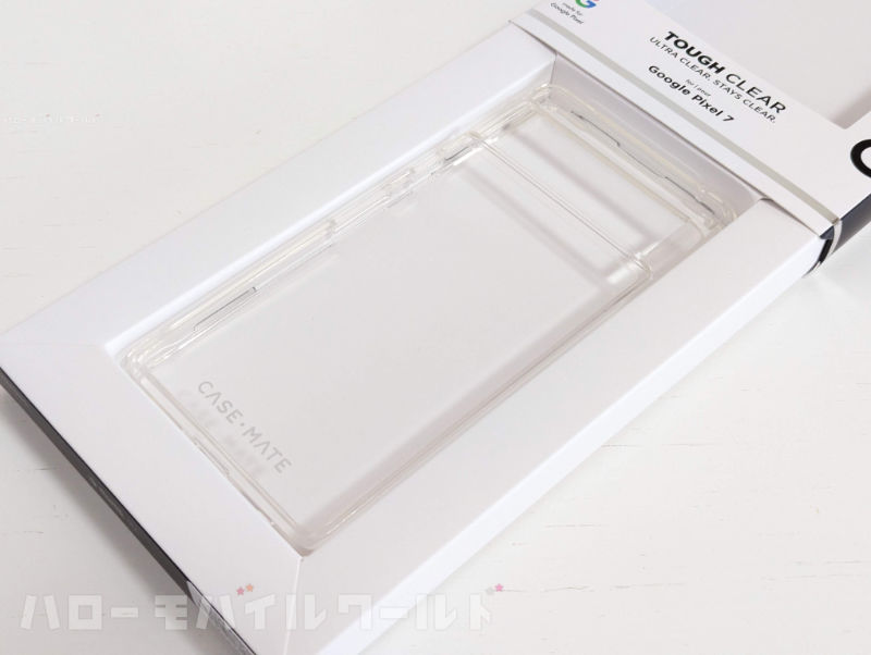 Case-Mate Tough Clear ケース for Google Pixel 7 パッケージ 開封