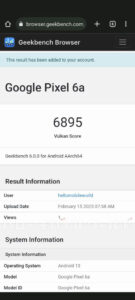Google Pixel 6a アプリ切り替え画面 開く前（Chrome）