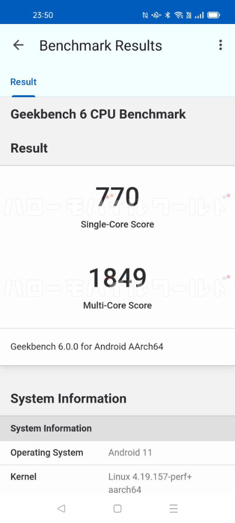 OPPO Reno5 A Geekbench 6 1st time