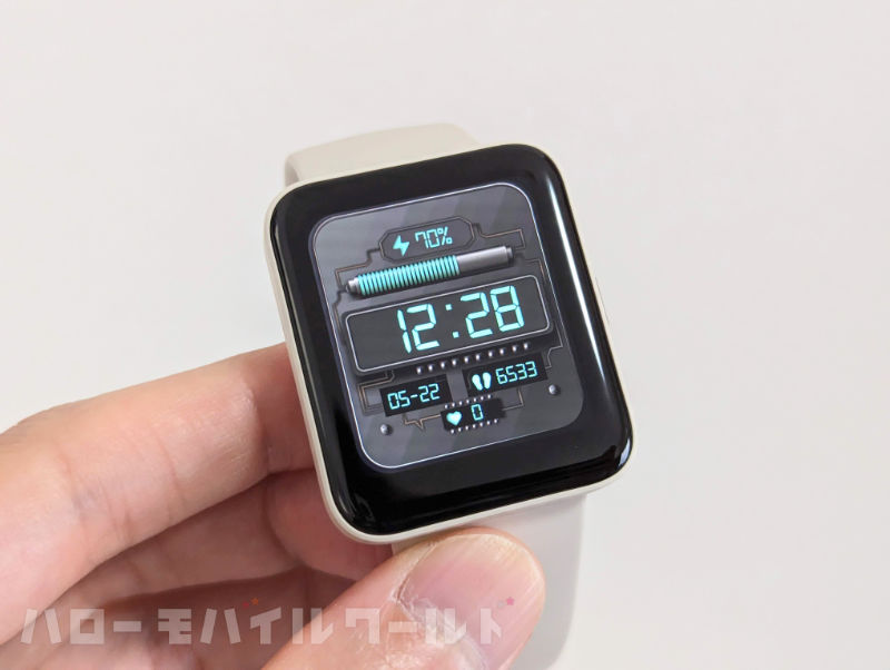Xiaomi Redmi Watch 2 Lite に文字盤が適用された